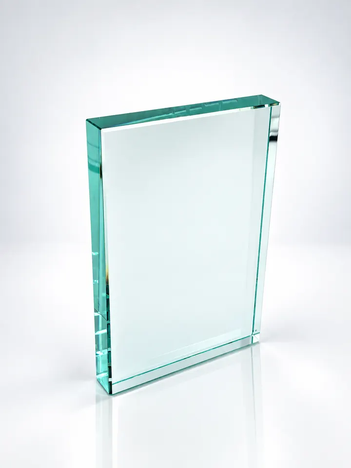 Large portrait glass award