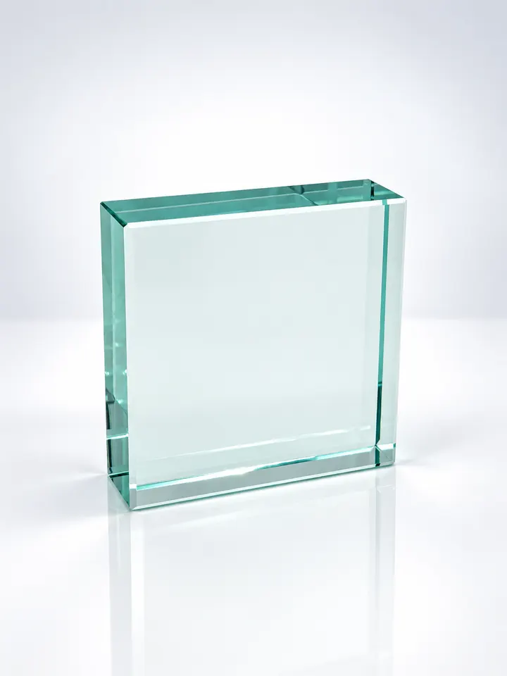 Small square glass award